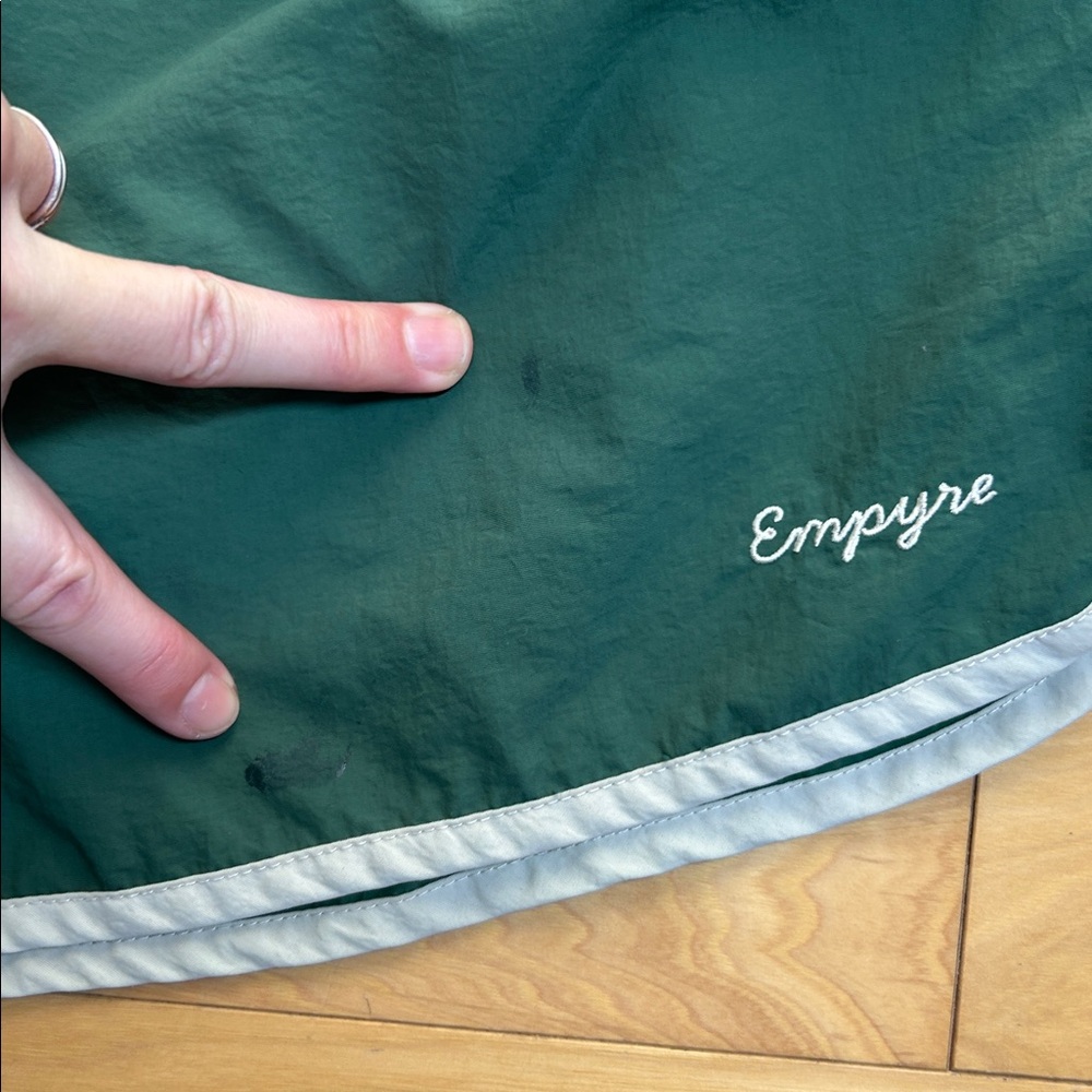 Empyre Green Cream Swim Shorts w/Zipper Pockets | Size XL - Picture 8 of 9